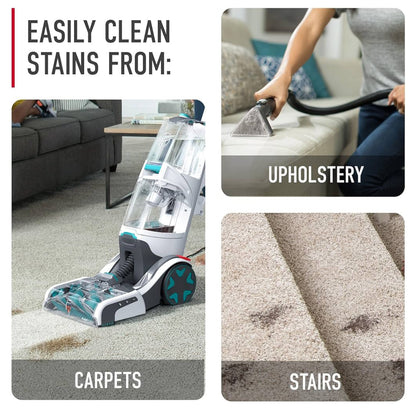 Hoover SmartWash+ Automatic Carpet Cleaner Machine, for Carpet and Upholstery, Deep Cleaning Carpet Shampooer, Carpet Deodorizer and Pet Stain Remover