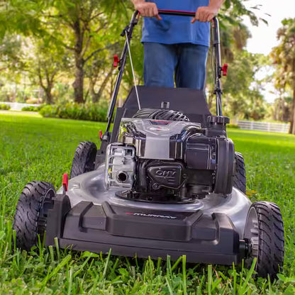 Murray
21 in. 140 cc Briggs and Stratton Walk Behind Gas Push Lawn Mower with Height Adjustment and with Mulch Bag