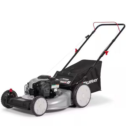 Murray
21 in. 140 cc Briggs and Stratton Walk Behind Gas Push Lawn Mower with Height Adjustment and with Mulch Bag