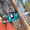 Makita M Brushless (4.0Ah) 36V (18V X2) LXT 16" Chain Saw Kit, Two Batteries, Teal