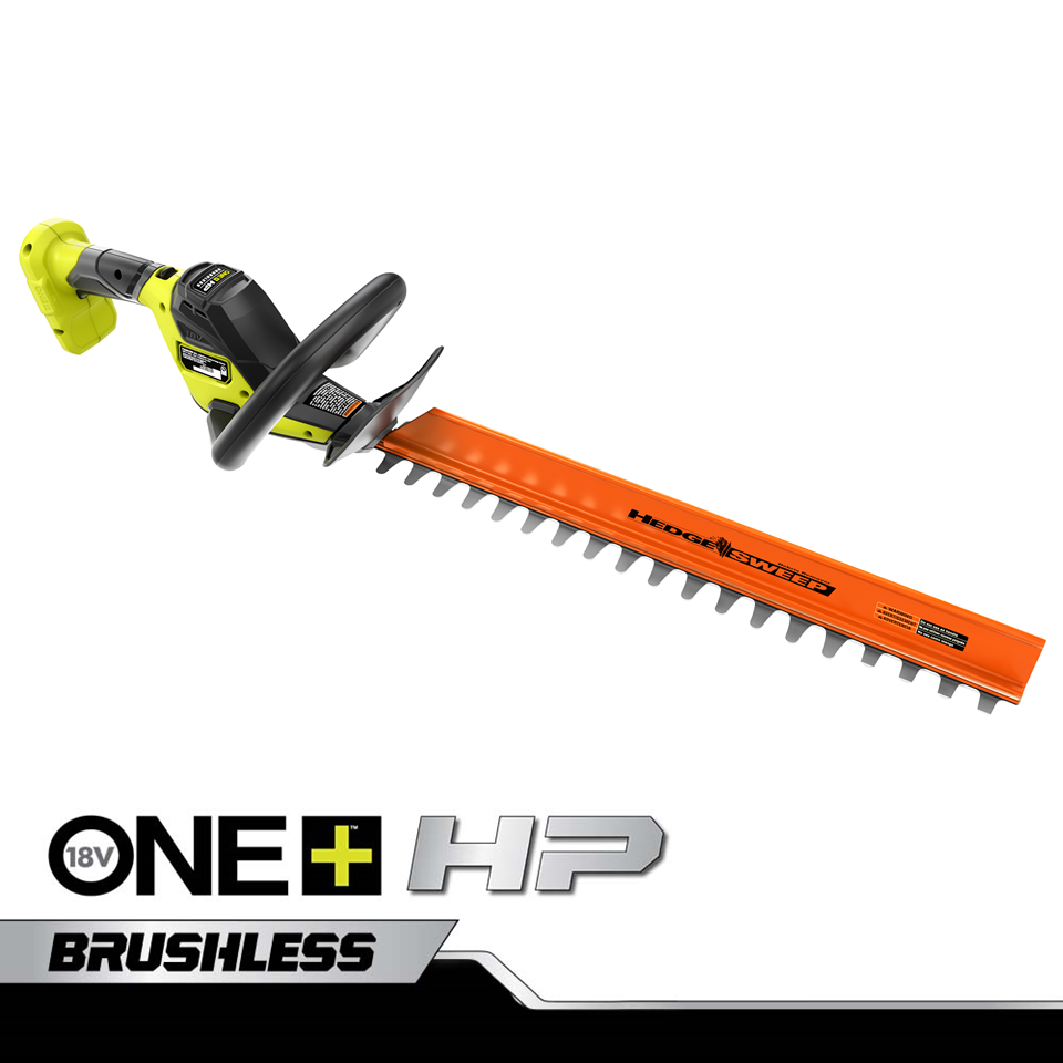 RYOBI ONE+ HP 18V Brushless 22 in. Battery Hedge Trimmer (Tool Only)