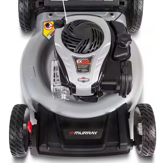 Murray
21 in. 140 cc Briggs and Stratton Walk Behind Gas Push Lawn Mower with Height Adjustment and with Mulch Bag