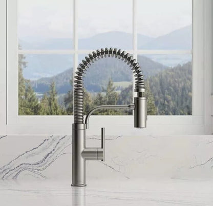 Kohler Provo Semi-Pro Kitchen Faucet-Vibrant Stainless Finish