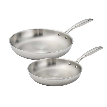 Tramontina Tri-Ply Clad Stainless Steel Fry Pan Set, 2-piece