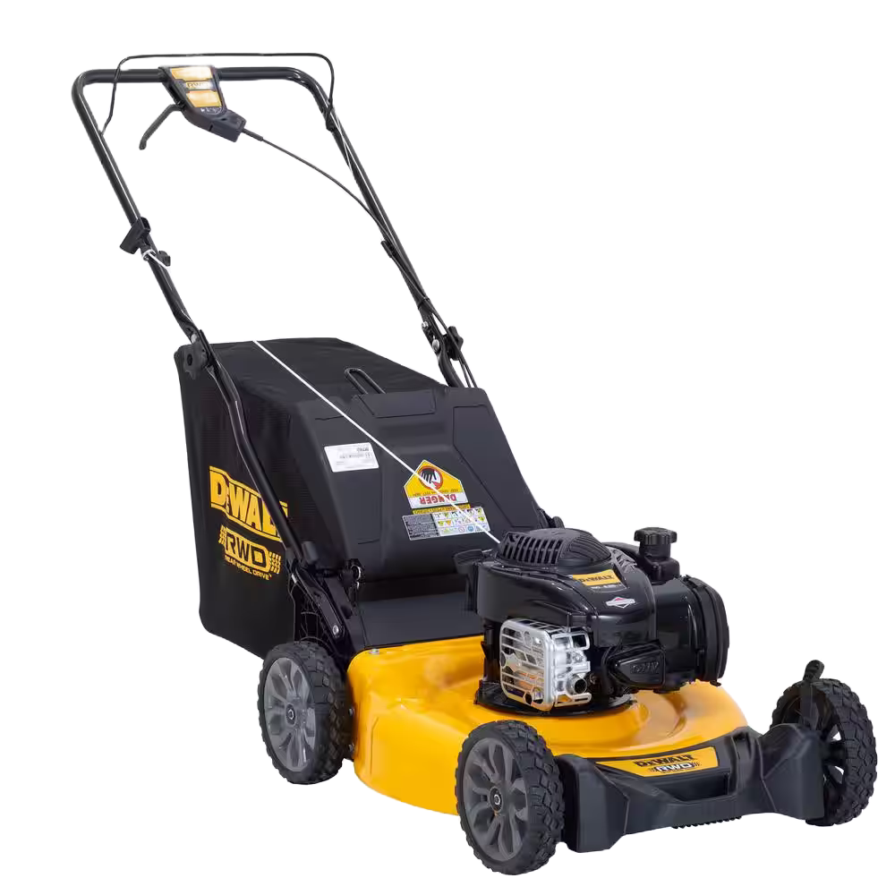 21 in. 150cc Briggs and Stratton 625ex Engine Rear Wheel Drive 2-in-1 Gas Self Propelled Walk Behind Lawn Mower