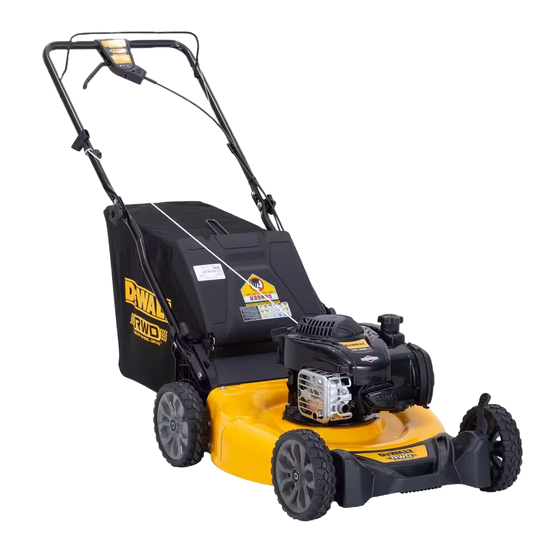 21 in. 150cc Briggs and Stratton 625ex Engine Rear Wheel Drive 2-in-1 Gas Self Propelled Walk Behind Lawn Mower