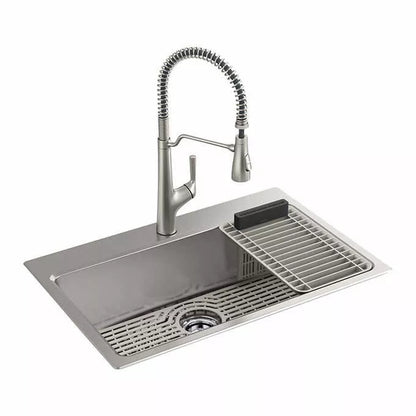 Kohler  Pro-Function Kitchen Sink Kit w/ Faucet Stainless Steel