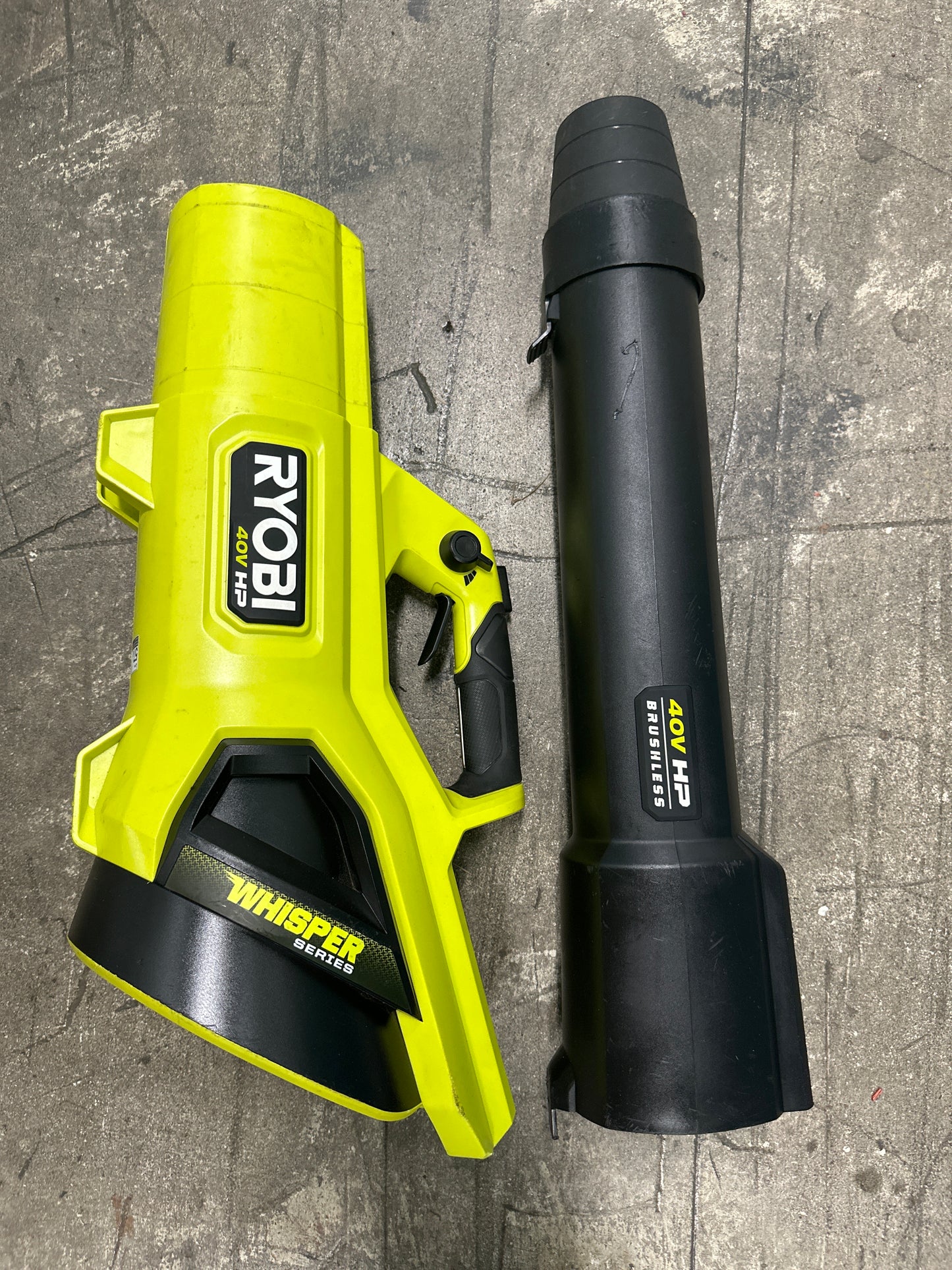 Ryobi 40V Whisper HP Brushless 190 MPH 730 CFM Cordless Battery Jet Fan Leaf Blower (Tool Only- Battery and Charger NOT Included)