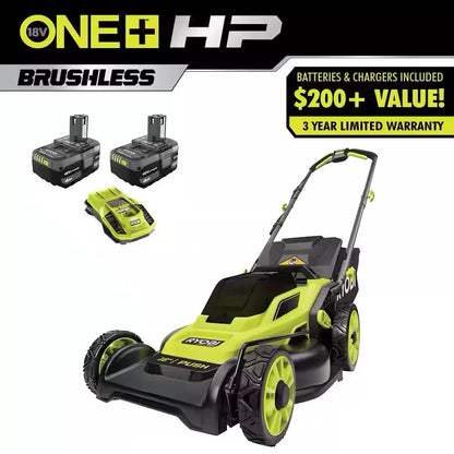 RYOBI 16 in. 18V Cordless Lawn Mower Kit